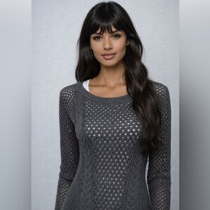 Pink Rose Knitted Sweater